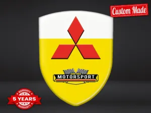 Mitsubishi Adesivi Logo su Misura Limitati Professionali Robusti